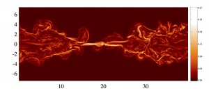 Three-dimensional kinetic simulations of magnetic reconnection reveal turbulence generation, which was not evident in two-dimensional simulations. The turbulence could play a fundamental role in forecasting space weather.