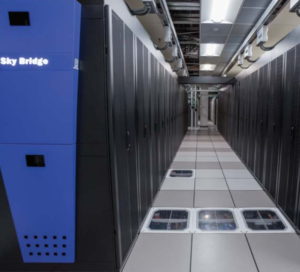 Sandia National Laboratories' (SNL) Sky Bridge, a Cray CS300-LC supercomputer that was ranked No. 161 on the latest Top500 list.